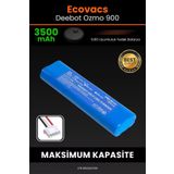 robo-mi Ecovacs Deebot Ozmo 900 3500mAh Robot Süpürge Bataryası - Koruma Katmanlı Batarya Teknolojisi