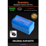 robo-mi Ecovacs Deebot Ozmo U2 Pro 2600mAh Robot Süpürge Bataryası - Gerçek Kapasite, Maksimum Güvenlik