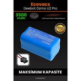 robo-mi Ecovacs Deebot Ozmo U2 Pro 3500mAh Robot Süpürge Bataryası - Yüksek Yoğunluklu Li-ion Hücre