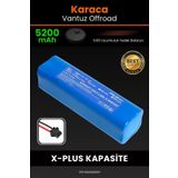 Robo-Mi Karaca Vantuz Offroad 5200MAH Robot Süpürge Bataryası - Sertifikalı Güvenlik, Gerçek Kapasite