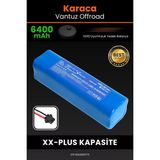 robo-mi Karaca Vantuz Offroad 6400mAh Robot Süpürge Bataryası - Sertifikalı Güvenlik, Gerçek Kapasite