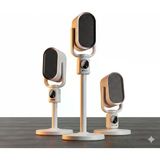 ROBO Teleskopik Ayaklı Isıtıcı, 2251-2500W, Gri, Taşınabilir, İç Mekan Kullanımı, Elektrikli, 220-240V, 50/60 Hz