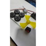 Robo90 STEAM Proje Eğitim Deney Seti Dc Motor Tekerlek ACMA kapatma Pil Yatagı Pervane Kablo