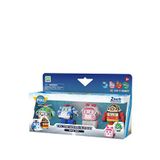 Robocar Poli Mini Transforming Kasabanın Kurtarma Araçları 4'lü Karakter Figür Oyuncak Seti