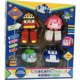 Robocar Poli Poli Robocar Dönüşebilen Robot Figür Oyuncak 4 Adet Set - Tuka - Renkli