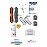 Roboclinic Dreame D10 Plus Gen 2 (RLD32GD) Robot Süpürge Uyumlu ( Fırça, Filtre, Mop, Toz Torbası, Deterjan ) Özel Yedek Parça Aksesuar Seti