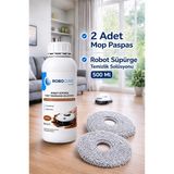 Roboclinic Dreame L10S Pro Gen 2 Uyumlu Yedek Mop ve Robot Süpürge Deterjanı 500 ml Solüsyon -Savana - 1 Adet