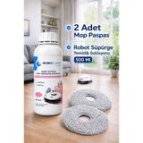 Roboclinic DREAME L40s Pro Ultra Uyumlu Yedek Mop, Robot Süpürge Deterjanı 500 ML Solüsyon -Bahar Çiçekleri