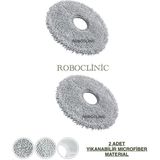 Roboclinic Dreame X40 Ultra / L40 Ultra Robot Süpürge Uyumlu Yedek Mop Paspas 2 Adet