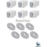 Roboclinic Roborock Q Revo C Robot Süpürge Uyumlu Yedek Toz Torbası, Mop Paspas -12 Parça - 1 Adet