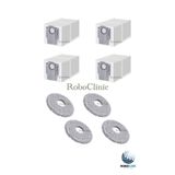 Roboclinic Roborock Q Revo C Robot Süpürge Uyumlu Yedek Toz Torbası, Mop Paspas -8 Parça