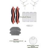 Roboclinic Xiaomi Mi Robot Vacuum Mop Pro Beyaz Robot Süpürge Uyumlu (STYJO2YM) Yedek Fırça, Hepa Filtre, Mop - 13 Parça