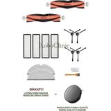 Roboclinic Xiaomi Mi Vacuum Mop 2 Pro+(Plus) Robot Süpürge Uyumlu Yedek Fırça, Hepa Filtre, Mop - 14 Parça