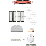 Roboclinic Xiaomi Mi Vacuum Mop 2 Robot Süpürge Uyumlu Yedek Fırça, Hepa Filtre, Mop - 13 Parça
