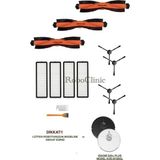 Roboclinic Xiaomi Robot Vacuum S20+ / S20 Plus Robot Süpürge Uyumlu Yedek Ana Fırça, Yan Fırça, Hepa Filtre - 13 Parça