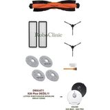 Roboclinic Xiaomi Robot Vacuum X20 Pro, X20 Max Robot Süpürge Uyumlu Yedek Ana Fırça, Yan Fırça, Hepa Filtre, Mop - 11 Parça