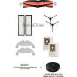 Roboclinic Xiaomi Vacuum Mop 2 Ultra Robot Süpürge Uyumlu Yedek Toz Torba, Fırça, Filtre, Mop Paspas -9 Parça - 1 Adet