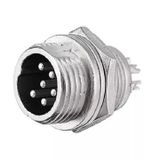 Robocombo 12 mm 6 Pin Erkek Mike Konnektör