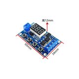 Robocombo Zaman Ayarlı Göstergeli Tekli Röle Kartı - 12V -Off Relay Module