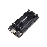 robodünya 2'li Anahtarlı 18650 Lityum Pil Yuvası V8 Mikro USB