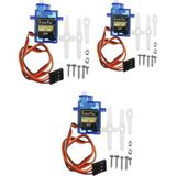 Robodünya 3 Adet - Tower Pro Sg90 Rc Mini Servo Motor 360°C; Rdsg3