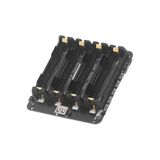 robodünya 4'lü Anahtarlı 18650 Lityum Pil Yuvası V8 Mikro USB