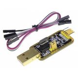 Robodünya Ch340G Rs232 Usb-Ttl Seri Haberleşme Dönüştürücü Modülü + 9 Küçük Kablo