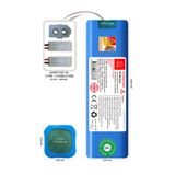ROBOGİL Bilicra Moby 5200mah Uyumlu Batarya Robot Süpürge Pili / Bataryası C5202m-bil001