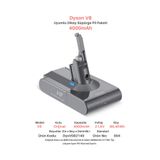 ROBOGİL Dyson V8 4000mah Uyumlu Bataryası Dikey Süpürge Pili Dysv082140