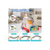 robokids 2‑in‑1 Gelişim Akıllı Yürüteç & Aktivite Masası | Müzikli & Işıklı, Ayarlanabilir Yükseklik