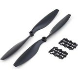 Robomer 1045 Plastik Drone Pervane Seti - Siyah