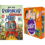 Robonlar 2 Bir Hayal Operasyonu ve Levent İz Peşinde 3 Set - 5 Kitap - Mert Arık