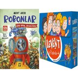 Robonlar 2 Bir Hayal Operasyonu ve Levent İz Peşinde 4 Set - 5 Kitap - Mert Arık