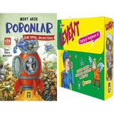 Robonlar 2 Bir Hayal Operasyonu ve Levent Türkiye'yi Geziyorum 3 Set - 5 Kitap - Mert Arık