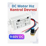 RoboPazar DC Motor Hız Kontrol Devresi Motor Sürücü 20Amper 9-60V Arası