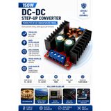 RoboPazar EM-843 150W DC-DC Yükseltici Voltaj Dönüştürücü Modülü – Ayarlanabilir Step-Up Boost Converter