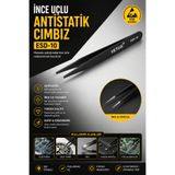 RoboPazar İNCE UÇLU SİVRİ ANTİSTATİK CIMBIZ ESD 10