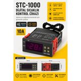 RoboPazar STC-1000 Dijital Termostat 220V – Harici NTC Sensörlü Sıcaklık Kontrol Cihazı