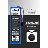 ROBOPİL Lydsto R1 Pro Pil Batarya [Orjinal Kapasite] 5200mah Akıllı Robot Süpürge Bataryası Değişimi