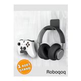 Roboqoq Kulaklık Standı 1 ADET Kulaklık Tutucu Kol Standı Bantlı Ps4 Ps5 Xbox Uyumlu Siyah