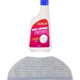 Roborge 360 Vacuum Mop Cleaner S9 Robot Süpürge Mop Bezi + Robot Süpürge Deterjanı - Çiçek