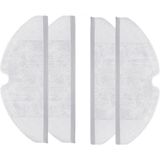 Roborge Xiaomi Vacuum Mop 1c Robot Süpürge 4'li Mop Bezi- Yedek Parça Seti