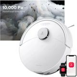 Roborock 10000Pa Çift Kauçuk Fırça Akıllı Engel Algılama Robot Süpürge Süpürme Silme