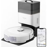 Roborock Çöp Istasyonlu Çift Rulo Fırça Hassas Haritalama Akıllı Yön Bulma 5500PA Robot Süpürge + Yedek Temizlik Seti , Lambader Hediye