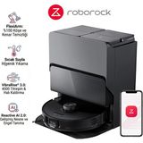 Roborock Kameralı Fotoğraf Çekme Özellikli Flexiarm Robotik Kol ve Sesli Komut Özellikli Tam Otomatik Istasyonlu Premium Robot Süpürge S8 Maxv Ultra - Beyaz