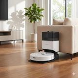 Roborock Q8 Max Plus 5.500 Pa Emiş Gücü Çöp Istasyonlu Duoroller Fırça Robot Süpürge