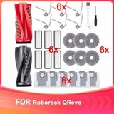 Roborock Qrevo Curv Robot Süpürge Aksesuarları, Yedek Parçalar Toz Torbaları, Paspas Pedleri, Ana Fırça, Yan Fırçalar (Yurt Dışından) - Süpürge Yedek Parçaları
