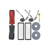 Roborock Qrevo CurV/Qrevo C/EDGE-Edge C/Curv 5A1-Curv S5X Robot Süpürge Mop Paspas,Hepa Filtre,Fırça ve Temizlik Fırçalı Yedek Parça Aksesuar Seti-9 Parça