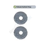 Roborock Qrevo L Uyumlu 2 Adet Mikrofiber Mop Bez