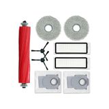Roborock QRevo MaxV/QRevo Pro/Qrevo Plus/QRevo S Robot Süpürge Uyumlu Fırça,Hepa Filtre,Toz Torbası,Mop Paspas Bez Yedek Parça Aksesuar Seti-9 Parça